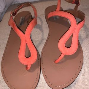 Orange Steve Madden Sandals